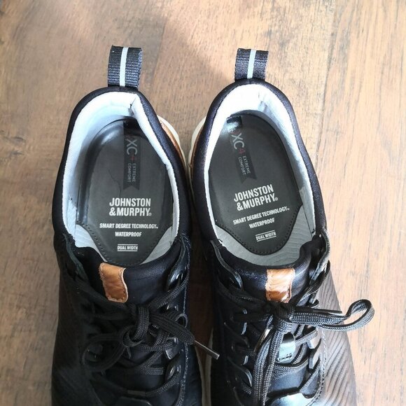 Johnston & Murphy Men’s XC4 TR1 Luxe Hybrid Shoes Black/Tan Size 10M - Picture 5 of 8